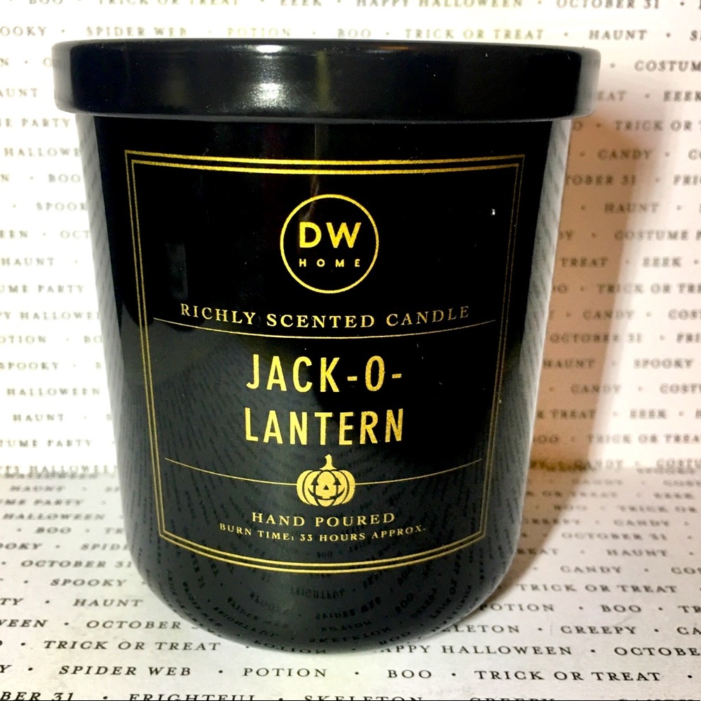 Halloween Jack O Lantern Candle by DW Home 1 Wick